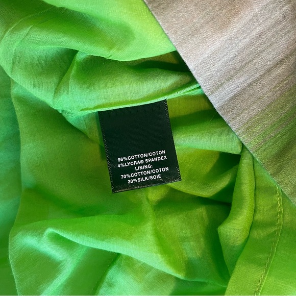 Lafayette 148 laurel Watercolor Sleeveless Sheath Dress Pleated Detail - Picture 14 of 16